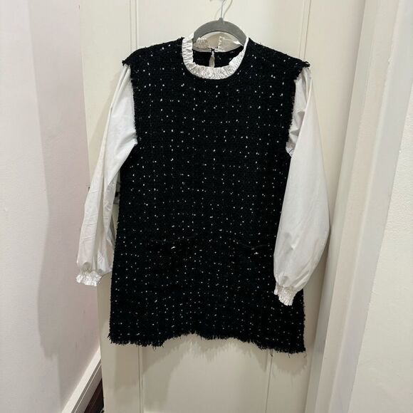 Long Sleeve feminine Dress Size L - Picture 1 of 8